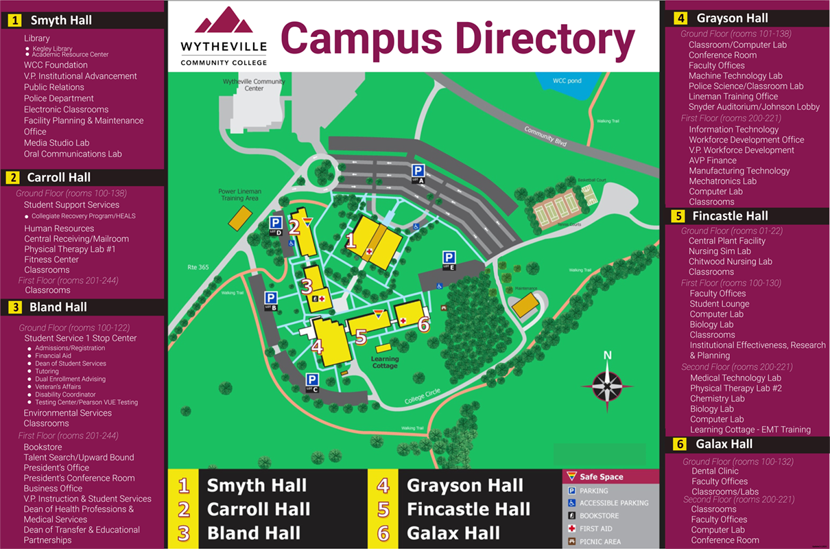 Color Campus Map