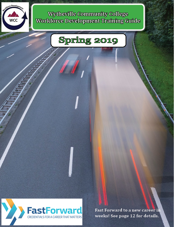 Workforce Development Spring 2019 Training Guide Cover