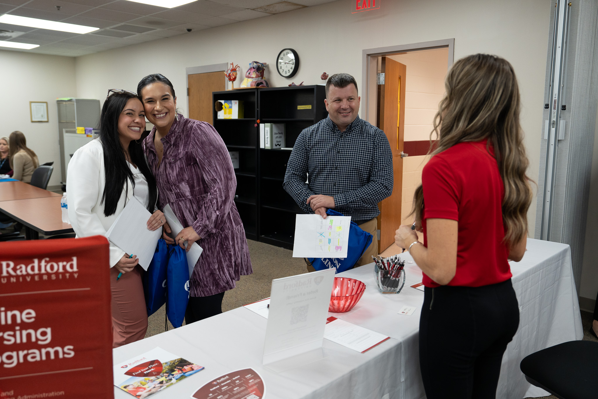 Wytheville Community College (WCC) hosted a “Next Steps” Career Fair for nursing students. Students connected with local healthcare facilities and learned about career opportunities in the nursing field.

Thank you to our healthcare partners for joining our students on campus today! 

If you would like to learn more about WCC’s nursing programs, or our other healthcare programs, contact Hunter Jackson, WCC Health Professions Recruitment and Enrollment Specialist, at (276) 223-4741, or hjackson@wcc.vccs.edu. 

Wytheville Community College 
Begin Here. Become a Nurse. 
#NextSteps #WythevilleCommunityCollege